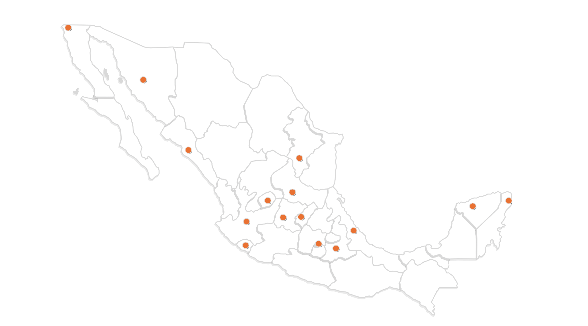 Mapa de cobertura FULGO en México
